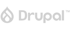 Logo Drupal Grey