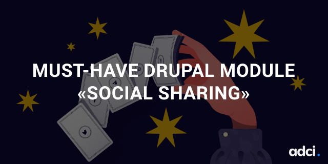 The must-have Drupal module Social Sharing