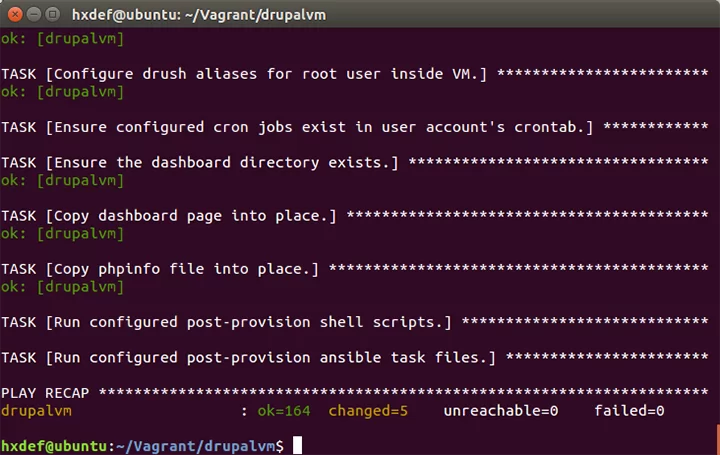 Spinning up the Drupal environment with Drupal VM 2