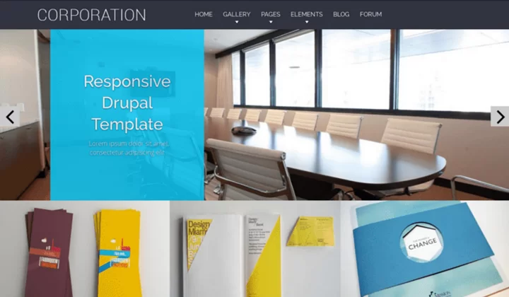 Top-10 Drupal corporate themes 4
