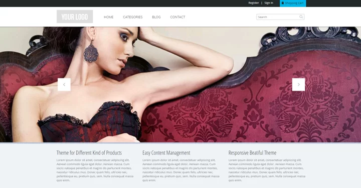 The Commerce theme by ADCI Solutions